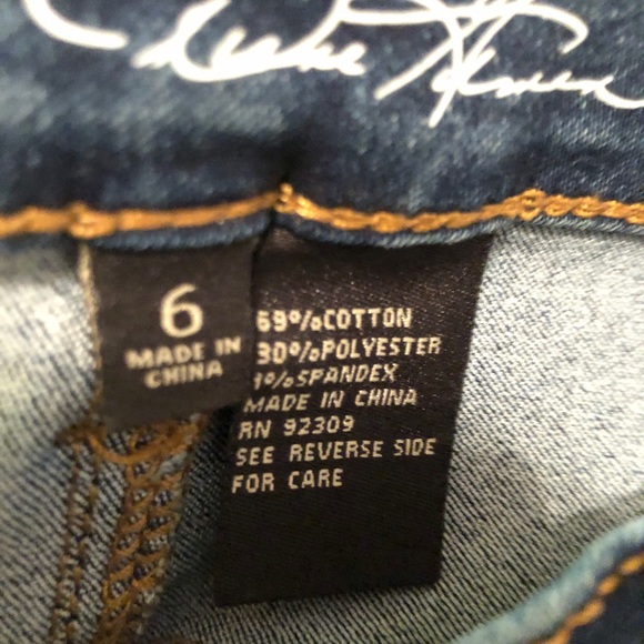 Set of two DianeGilman embroidered jeans - Picture 3 of 15